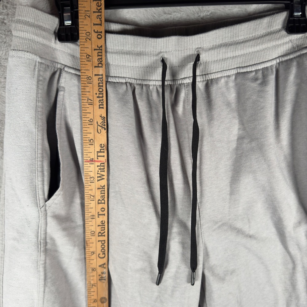 Balance Collection Mens Athleisure Shorts Light Gray Size L Drawstring Pockets - Picture 3 of 6